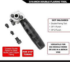 Herramienta De Abocardado Doble De 3/16&Prime; Incluye Herramienta De Abocardado NUEVO