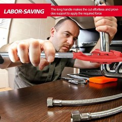 Heavy Duty 1-3 Inch Pipe Cutter Tool with Extra Blade &ndash; Professional Cutting Too