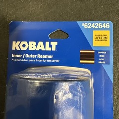 Kobalt Inner/Outer Reamer 1/8&rdquo; in to 1-5/8&rdquo; in OD. 6242646 new (228)