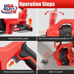 20V Cordless Drain Auger with 25Ft Drain Snake & Battery