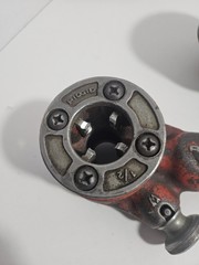 Ridgid Die Ratchet Head OO-R with 1&Prime; .75&Prime; .5&Prime; Heads Tested Working