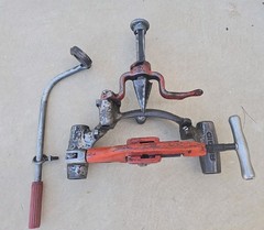 Rigid 311 Carriage With 360 Pipe Cutter, 341 Reamer & 312 Lever