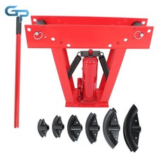 12 Ton Tubing Bender Manual Hydraulic With 6 Dies Copper Exhaust Pipe Bender