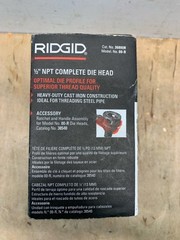 RIDGID 36890R OO-R 1/2&Prime; NPT Complete Die Head (E10042291)
