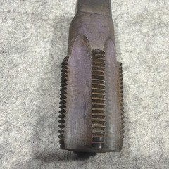 Ridgid 1&Prime; N. P. T. 1 9/64&Prime; Drill Pipe Tap Carbon Steel Made in the USA