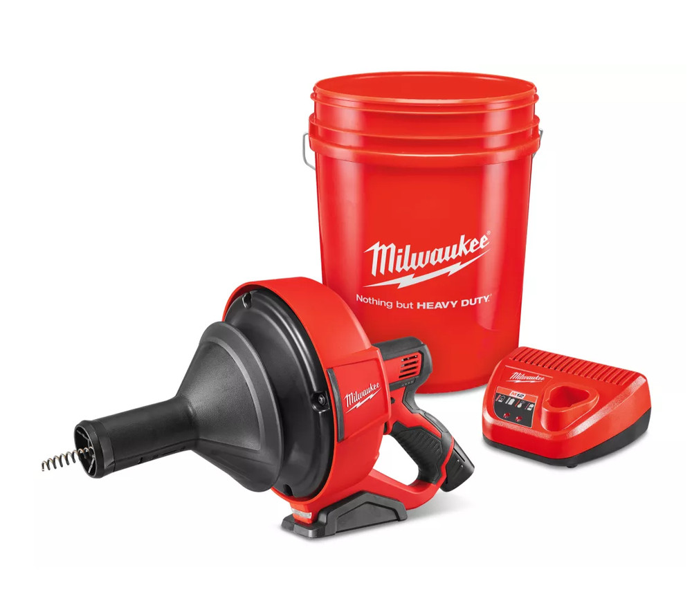 Milwaukee M18 Cordless Drain Snake Plumbing Auger Tool Only