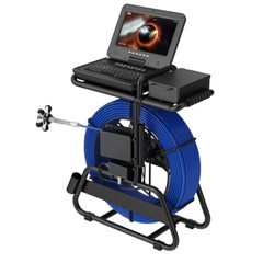 50M Drain Sewer Camera Inspection Camera Counter Self leveling 512hz 7mm Cable