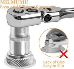 Easy Tub Drain Removal Tool with Ratchet Drive &ndash; 1PACK