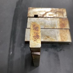 RIDGID 1/2-3/4&rdquo; NPT RH DIE SET USED