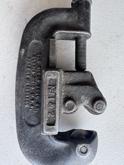 Vintage Rigid No. 2 Heavy Duty No. 1 & 2 Pipe Cutter Tool 1/8&Prime; To 2&Prime; USA 🇺🇸