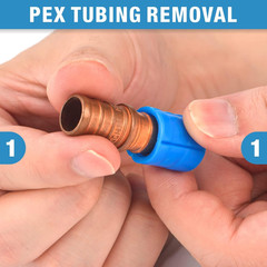 iCrimp ICP-CT02 PEX Crimp Fitting Removal Tool for Removing 1/2-in, 3/4-in, 1-in