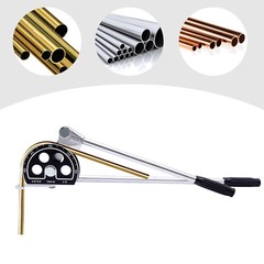3/4&Prime; Tube Bender Manual 0~180&deg; Copper Ratchet Type Pipe Bender Bending Tool 19mm