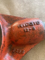 ridgid 12r rachet with dies