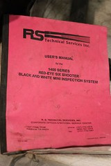 RS TECHNICAL SERVICES INC RED-EYE SIX SHOOTER pipe INSPECTION CAMERA
