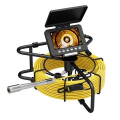 20M Sewer Pipe Inspection Video Camera, 23mm Drain Endoscope 16GB 5&Prime; Monitor