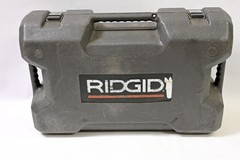 RIDGID RP 210 PRO PRESS FRAME SET w/ JAWS/BATTERIES/EXTRAS