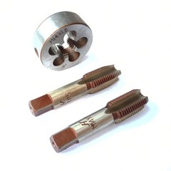 M14x1.5 Metric Hand Thread Tap Die Set 1.5mm Pitch Right Hand Hardware C