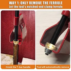 Compression Sleeve Puller Tool for 1/2 in Copper Pipe Ferrule Removal