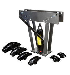 12 Ton Hydraulic Pipe Bender Manual Metal Tubing Bending Tool 6 Dies 1/2&Prime; to 2&Prime;