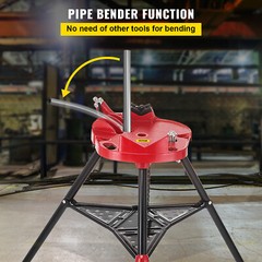 6 inch Tripod Pipe Chain Vise Stand w/ Rubber Mounts Anti-slip Copper Cutting