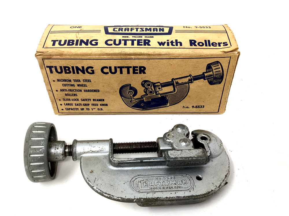 Vintage Craftsman Tubing Cutter Tool 9-5533 Sears Roebuck