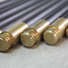 FAIDRSET12 9M Drain Rod Set &ndash; 10 Rods, Plunger & Worm with Brass Connectors
