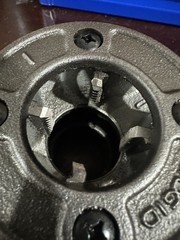 RIDGID Die Head Pipe Threader Tool with Die Head Attachment for Pipe Threading