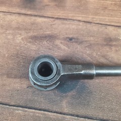 Toledo Pipe Threader Tool Set 5 Dies 1/8-3/4 Grey Good Vintage Ratchet Handle