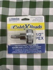 Waterline Cold-X Heads 1/2&Prime; Pex Part # 2532125 Sealed New