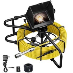 DVR Sewer Pipe Inspection 4.3&rdquo; Drain Pipeline Industrial Endoscope 5600mah 30M