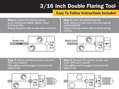 Titan 51535 3/16-Inch Double Flaring Tool