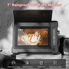 Sewer Camera 66ft 20M 7 Rainproof IPS DVR Recorder
