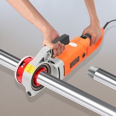 2300W Electric Pipe Threader Pipe Threading Machine 6 Dies 1/2-2&Prime; HD Pipe Cutter