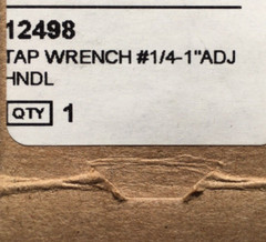 irwin 12498 Adjustable Tap Handle Holder Reamer Wrench 1/4&Prime;-1&Prime; Taps 18&Prime; OAL