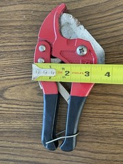 Orbit Heavy Duty PVC Pipe Cutter with Rubber Handle 1/2&Prime; &ndash; 1&Prime;