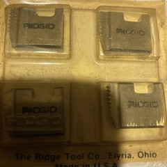 RIDGID 37950 Dies, 12R 1/4 National Straight Mechanical Pipe