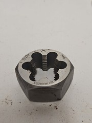 Hex Retnreading Die, Uncoated UNC, 1 1/4&times;7, HSS Osborn Uk