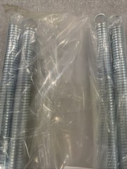 2pcs PVC Spring Tube Bender 12.4mm OD 550mm Long PVC Bender Pipe Bender Silver