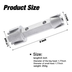Tub Drain Remover Wrench &ndash; Use to Install and Remove Most Bath and Shower Drain