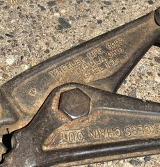 Wheeler No 4 Cast Iron Soil Pipe Cutter