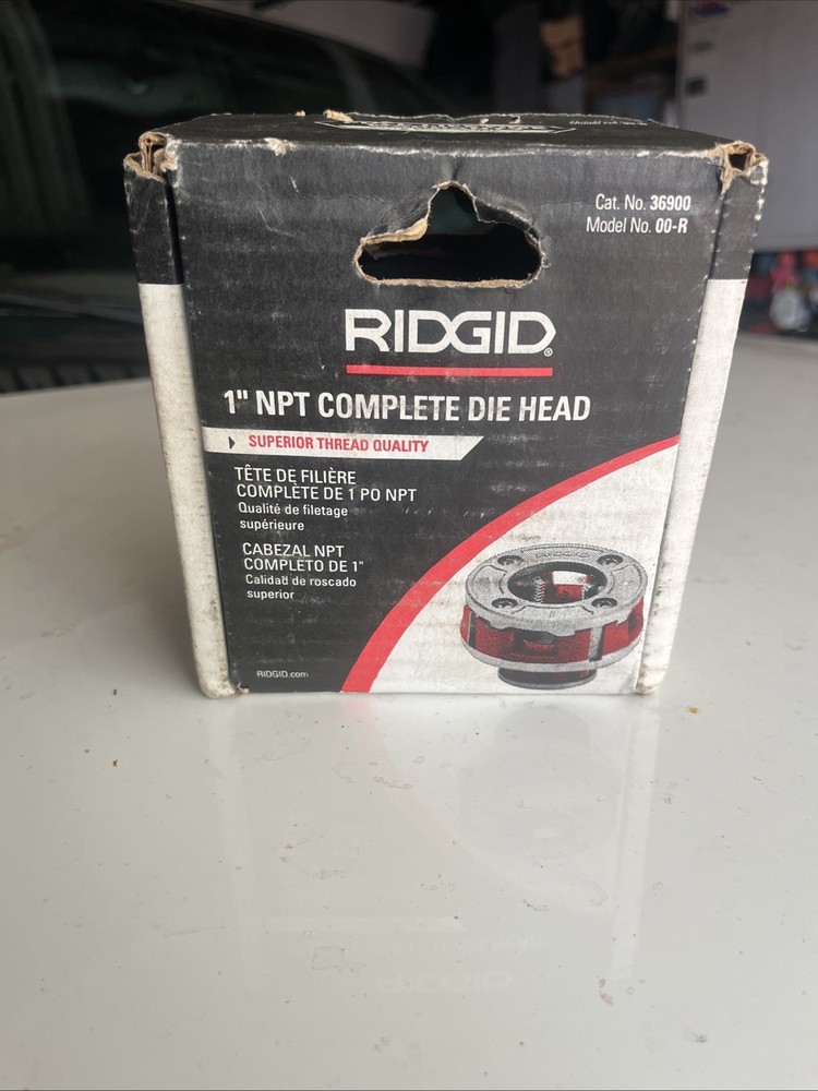 RIDGID 36900 Die Head NPT 1 Inch Right Hand Manual Threader; NEW IN BOX