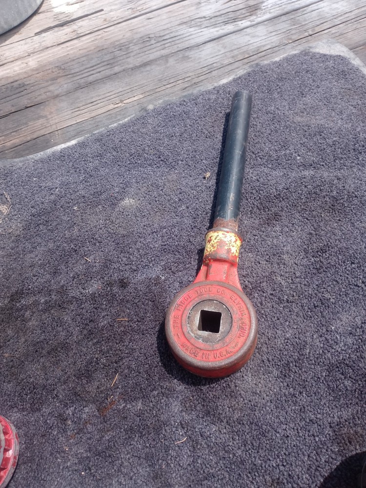 Ridgid D223 1 Inch Square Drive Ratchet Threader Head & (1) Handle Made In USA