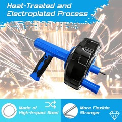 25Ft Snake Drain Hair Removal Tool Drill Powered and Manual Drain Cleaner Tool