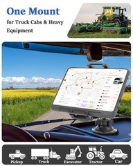 Heavy Duty Tablet Mount for Tractor, Wheel Loader [66LBS Vacuum Suction Cup],&hellip;