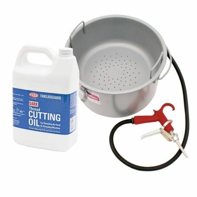 Reed OLBUCKT1 06150 Oiler Bucket Kit w Gun Hose Drip Pan & 1 Gal Oil