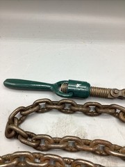 Used Greenlee Chain Puller 37&Prime; Lever Hoist Hand Operated With Handle