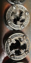 Vintage Toledo Pipe Threading Die Set 1/4&Prime; To 1-1/4&Prime; W/ Yoke & Case