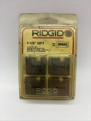 RIDGID 37935 1-1/2&rdquo; NPT, 11-1/2 TPI &ndash; RH, 12-R HS Pipe Dies