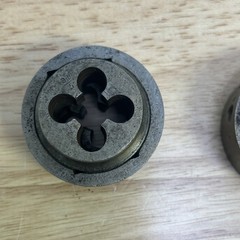 Greenfield Little Giant Die Set Lot Inserts Greenfield 7/16&rdquo; NF20 3/8&rdquo; NF24 1/2&rdquo;