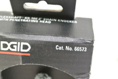 RIDGID 66573 K9-102 FlexShaft Knocker, 1/4&Prime; Cable, 1 &frac12; &ndash; 2&Prime; Pipe, 2 Chain